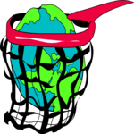 Basketball - Globe in Net