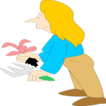 Woman Gardening 2