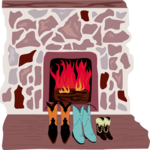Fireplace & Shoes