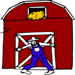Barn & Farmer