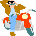 Motorcycle & Rider 1