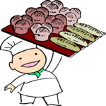 Chef Serving Breads