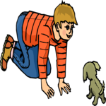 Boy & Dog 6