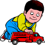 Boy with Truck