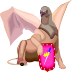 Griffin with Shield