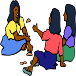 Girls Playing 2