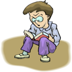 Boy Reading 08