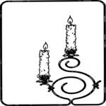 Candles Frame