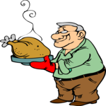 Serving Turkey