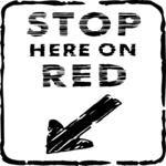 Stop Here on Red