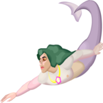 Merman Swimming