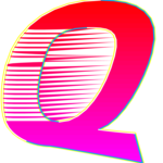 Sleek Italic Q