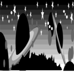 Outer Space Border