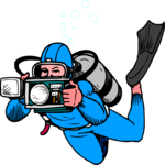 Scuba Diver with Camera 1