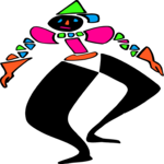 Wood Puppet Clown