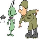 Soldier & Alien 1