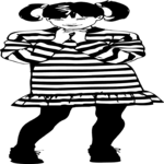 Girl in Pigtails 1
