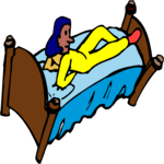 Girl on Bed