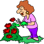 Trimming Roses