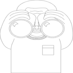 Binoculars - Man