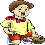 Boy Kneeling