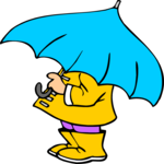 Kid with Umbrella 1