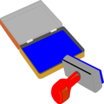 Ink Pad & Stamp