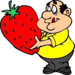 Gardener & Large Strawberry