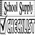 School Supply Checklist
