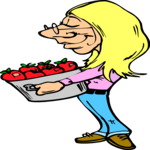 Woman with Apples