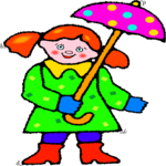 Girl with Umbrella 1