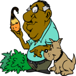 Man with Squash