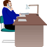 Businessman on Telephone 8