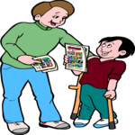 Boys Sharing Comics
