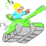 Man in Tank