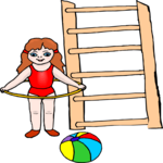 Child with Hoop Toy