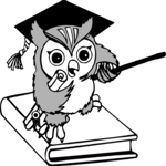 Owl with Book & Diploma