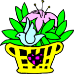 Bird in Flower Pot