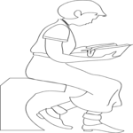 Girl Reading 1