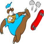 Skateboarding - Bear 2
