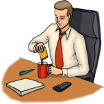 Man Making Cocoa