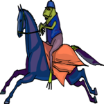 Frog on Horseback