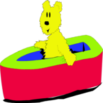 Teddy Bear in Pool