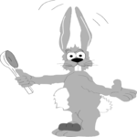 Rabbit with Spoon 1