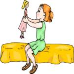 Girl with Doll 10
