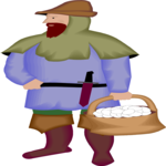 Peasant with Basket