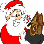 Santa & Cuckoo Clock