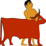 Man with Ox