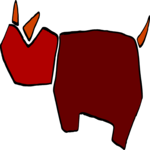 Wooden Rhino