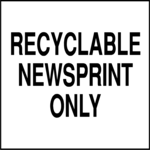 Recyclable Newsprint